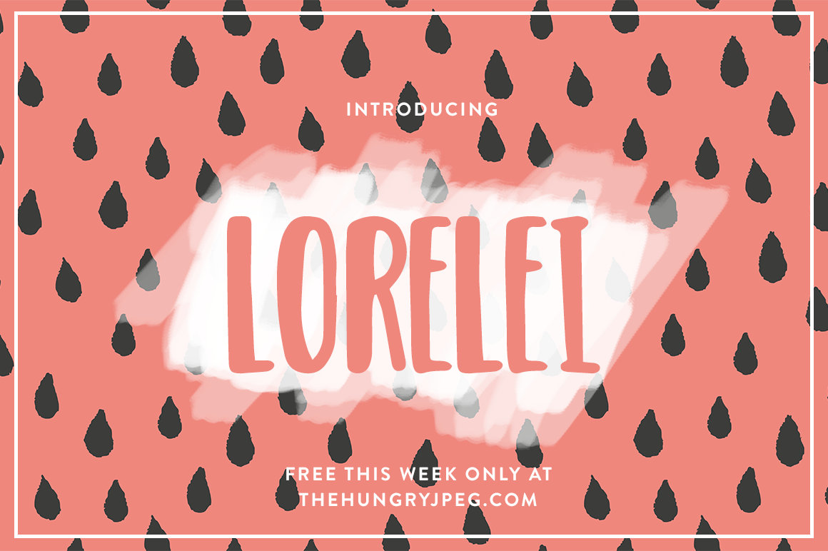 Lorelei Print font